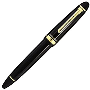 【中古】【輸入品 未使用】Sailor 1911 Large Black Gold Trim 21K Gold Medium Point Fountain Pen - 11-2021-420 141［並行輸入］