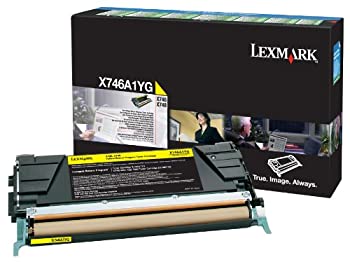 【中古】【輸入品・未使用】LEXMARK X746/748 RETURN PROG CART YELL