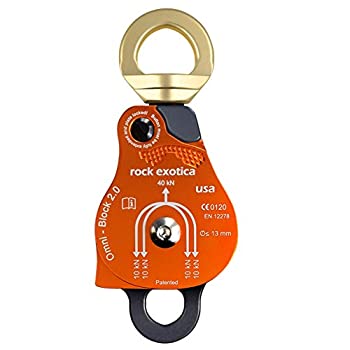 【中古】【輸入品・未使用】Rock Exotica オムニブロック 2インチ ダブルプーリー