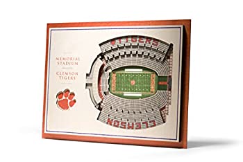 【中古】【輸入品・未使用】(Clemson Tigers%カンマ% 43cm x 33cm x 1.6cm %カンマ% Brown) - YouTheFa..