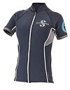 【中古】【輸入品・未使用】Scubapro レディース Everflex 1.5 半袖トップ、ブラック、M