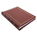 【中古】【輸入品・未使用】Wilson Jones 0396-11 ルーズリーフミニッツブック レッドレザー風カバー 125ページ 8 1/2 x 11インチ
