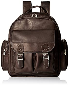 【中古】【輸入品・未使用】ピールレザー3049 - CHC究極トラベラーズノートパソコンのバックパック - チョコレート