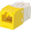 yÁzyAiEgpzPanduit MINI-COM TX6 Plus - Modular insert - yellow - 1 port (pack of 24)