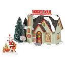 【中古】【輸入品・未使用】Department 56 オリジナル スノービレッジ The North Pole ハウスライト 建物とアクセサリーセット 7.4イ...