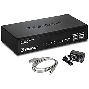 šۡ͢ʡ̤ѡTRENDnet TK CAT508 - KVM switch - 8 x KVM port(s) - 2 local users - desktop