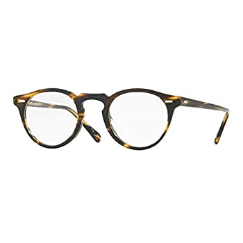 Oliver Peoples GREGORY PECK OV 5186 男性 度つきメガネ COCOBOLO/SAND WASH 47/23/150