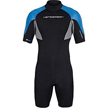【中古】【輸入品・未使用】Thermoprene Pro ウェットスーツ 3mm バックジップ ショート ブラック L