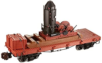 Bachmann Industries Log Skidder with Crate On 20?' Log Car???Large %ダブルクォーテ% G %ダブルクォーテ% Rolling Stock ( 1?: 20スケール) [並行輸入