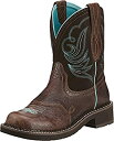 【中古】【輸入品・未使用】ARIAT レディース Fatbaby ウェスタンブーツ%カンマ% ロイヤルチョコレート/ファッジ%カンマ% 9