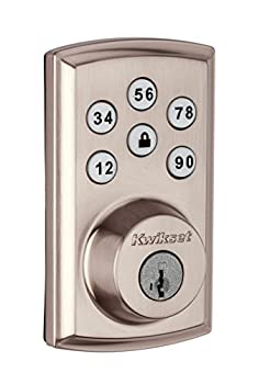 【中古】【輸入品・未使用】Kwikset 98880-005 SmartCode 888 Z-Wave Plus Touchpad Electronic Deadbolt Featuring SmartKey Security%カンマ% Compatible with Alexa via Sma