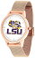 【中古】【輸入品・未使用】LSU Tigers - メッシュステートメントウォッチ - ローズバンド