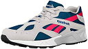 【中古】【輸入品・未使用】Reebok Aztrek - レディース ホワイト/ネイビー/アシッドピンク ナイロン ランニングシューズ 6.5 B(M) US