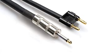 【中古】【輸入品・未使用】Hosa SKJ230BN 30フィート スピーカーケーブル 1/4インチ TS - デュアルバナナ