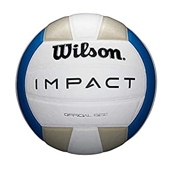 【中古】【輸入品・未使用】Wilson Impact インドアバレーボール ブルー/シルバー/ホワイト