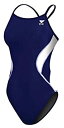 【中古】【輸入品・未使用】(26%カンマ% Navy/White) - TYR Adult Alliance Diamond Back Splice Swims...