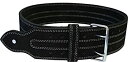 【中古】【輸入品・未使用】(Small) - Ader Leather Power Lifting Weight Belt- 10cm Black