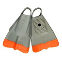【中古】【輸入品・未使用】(Medium%カンマ% Gray / Orange) - DaFin Black Swimfins