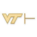 【中古】【輸入品・未使用】Virginia Tech Extra Small ( 3?/ 8インチ)ポストイヤリング(ゴールドメッキ)