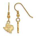 【中古】【輸入品・未使用】テキサスTech Extra Small (3?/ 8インチ) ダングルイヤリングワイヤ(ゴールドメッキ)