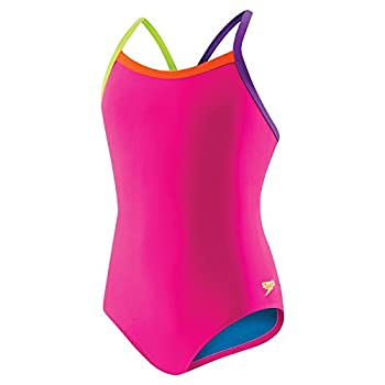 【中古】【輸入品・未使用】SpeedoレディースPro LTソリッドPropel Back One Piece Swimsuit Size 24 ピンク