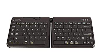 【中古】【輸入品・未使用】Goldtouch GTP-0044 Go!2 モバイルキーボード、ポータブル折りたたみ式トラベルキーボード、USB付き、ブラック