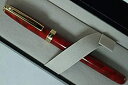 【中古】【輸入品・未使用】Sheaffer シグネチャードット・オブ・エクセレンスとゴールドミッドリング プレリュードレッドマーブルバレルと22Kゴールドアポイントメントロー(3)