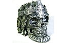 【中古】【輸入品・未使用】Greenman King Skull Ashtray Figurine