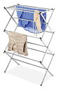 【中古】【輸入品 未使用】Whitmor Expandable Collapsible Clothing Drying Rack カンマ Rust Proof Guarantee カンマ Silver