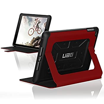 【中古】【輸入品・未使用】UAG Folio iPad 9.7インチ 2017年モデル用ケース メトロポリスデザイン 超軽量 頑丈 軍用落下テスト済み レッド IPD17-E-MG