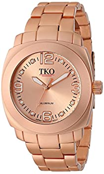 yÁzyAiEgpzTKO ORLOGI Women's TK620RG Rose Gold Aluminum Bracelet Watch