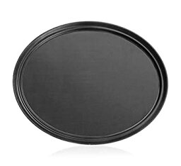 【中古】【輸入品・未使用】New Star 25514 NSF Plastic Oval Rubber Lined Non-Slip Tray%カンマ% 60cm by 70cm%カンマ% Black