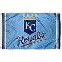 【中古】【輸入品 未使用】Kansas City Royals Powder Blue Flag and Banner