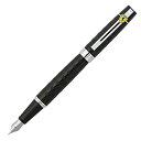 【中古】【輸入品・未使用】Sheafferフェラーリ300シリーズ、Chequered Flag彫刻、ブラック光沢、Fountainペン: Fineペン先(fe...