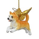 【中古】【輸入品・未使用】デザイントスカーノHonor The Pooch Welsh Corgi Holiday犬エンジェルオーナメント、マルチ