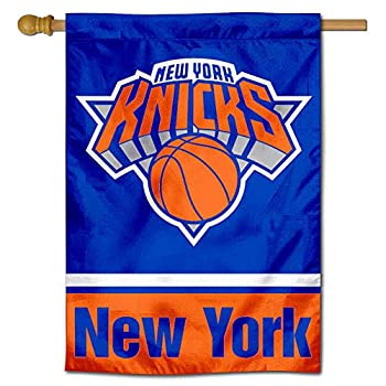 【中古】【輸入品・未使用】新しいYork Knicks Two Ply and Double Sided House Flag