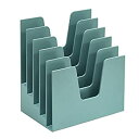 【中古】【輸入品・未使用】Acrimet 傾斜デスクファイルソーター ステップ5セクション 高耐久 (ソリッドグリーンカラー)