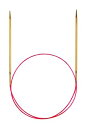 【中古】【輸入品・未使用】addi ドイツ製 レース輪針 長さ60cm 【コードの色:レッド】 (3.75mm)