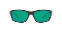 【中古】【輸入品・未使用】COSTA DEL MAR FISCH TORTOISE POLARIZED GREEN MIRROR 580G SUNGLASSES