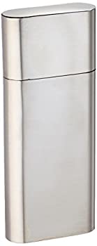 【中古】【輸入品・未使用】Visol製品パレンシアPolishedステンレススチール2指Cigar Case withフラスコ シルバー VCASE719