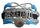 【中古】【輸入品・未使用】バスケットボールbracelet-チャームbracelet- Basketballバスケットボールのジュエリーgirls-完璧なギフト