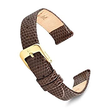 yÁzyAiEgpzSpeidel 14?mm Ladies Brown Lizard Grain Leather Watch Band