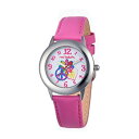 【中古】【輸入品・未使用】Red Balloon Kids' W000342 Peace Love and Happiness Tween Stainless Steel Peach Leather Strap Watch
