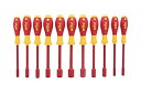 【中古】【輸入品・未使用】Wiha 32296 11-Piece 1000-Volt Insulated Nut Inch Driver Set by Wiha