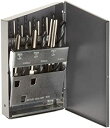 【中古】【輸入品 未使用】Chicago Latrobe HM18 High-Speed Steel Jobber Length Drill Bit and Tap Set with Metal Case カンマ Black Oxide Drill Bits/Uncoated Taps カンマ