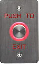 【中古】【輸入品・未使用】DynaLock 6610E 6610E Halo-Lighted Piezo Request to Exit Push Button by DynaLock