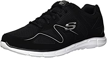 šۡ͢ʡ̤ѡSkechers Sport Men's Satisfaction Flash Point Oxford%%Black/White%%9 M US