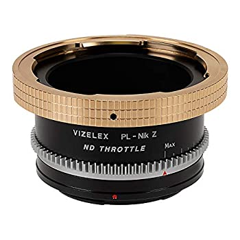 【中古】【輸入品 未使用】Vizelex CINE ND Throttle Lens Mount Adapter - Arri PL (Positive Lock) Mount Lens to Nikon Z-Mount Mirrorless Camera Body with Built-In