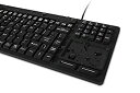 【中古】【輸入品・未使用】WetKeys 防水タッチパッド プラス プロフェッショナルグレード キーボード タッチパッド (USB) (ブラック) | KBWKRC106T-BK
