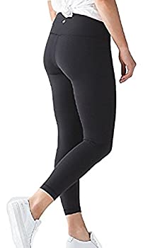 【中古】【輸入品・未使用】Lululemon ヨガパンツ ハイタイム 7/8丈 Luon(ルオン)素材 4 ブラック